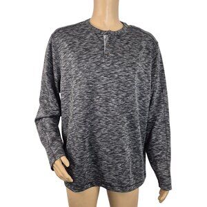 Age of Wisdom Men's Long-Sleeve Pullover XXL Gray Black (31)